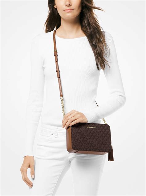 michael kors ginny medium crossbody bag|Michael Kors jet setter crossbody.